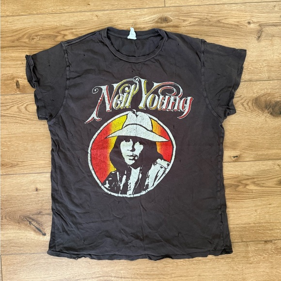 MadeWorn Tops - Madeworn Neil Young Graphic T-Shirt